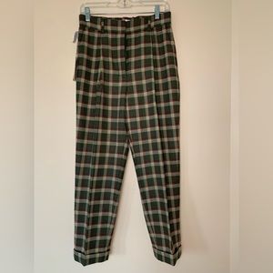 SOLD Wilfred, gingham pattern, wool/recycled polyester blend, NWT. Plaid.
